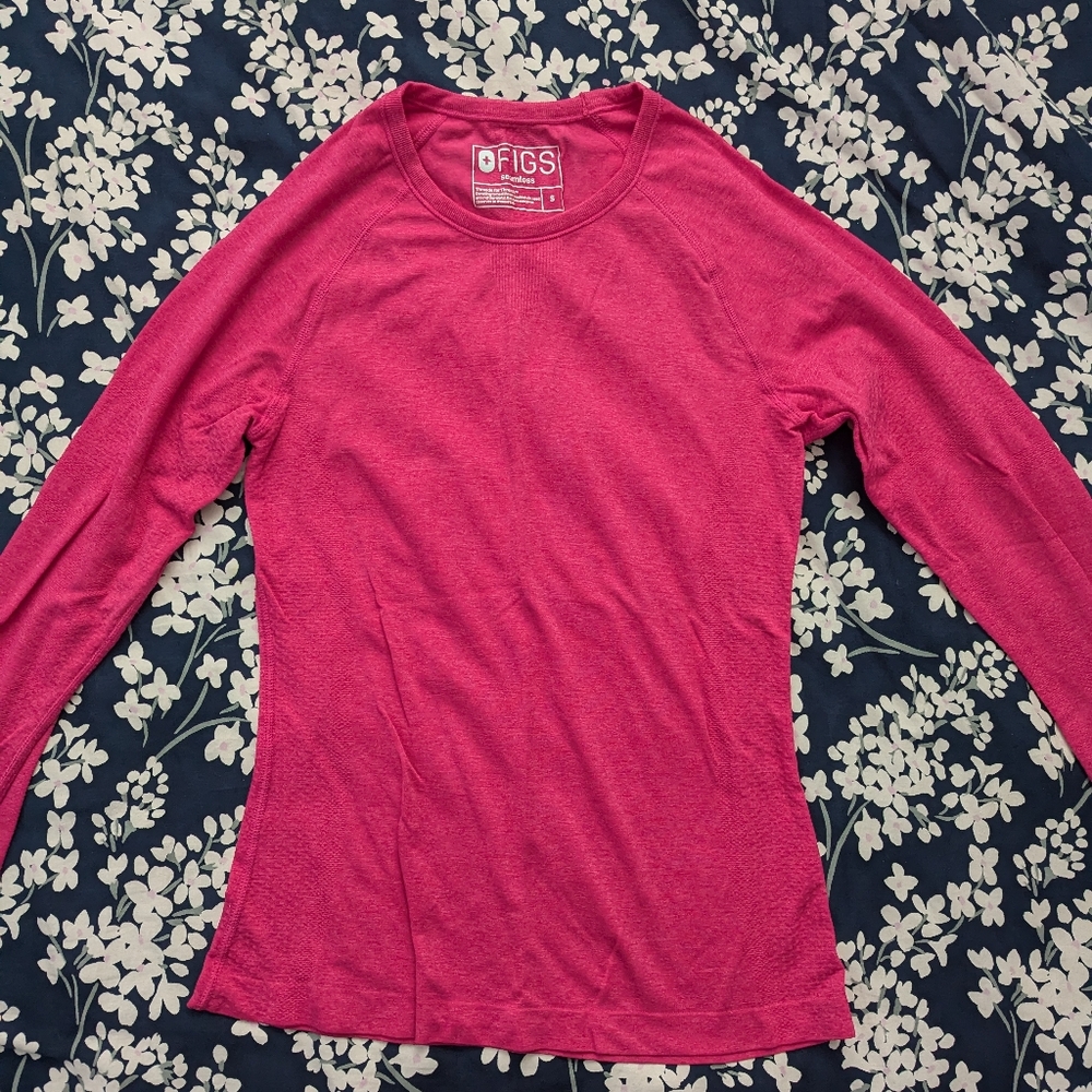 Figs Salta Seamless Longsleeve Underscrub - fruit dove